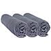 Set Di 3 Lenzuola Con Angoli In Jersey Di Cotone 100% - 40x80 / 40x90 Cm - Grigio - Foto miniatura 1