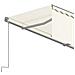 Tenda da Sole Retrattile Automatica con Parasole 4x3 m Crema - Foto miniatura 3