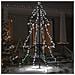 Albero di Natale a Cono 240 LED per Interni Esterni 118x180 cm - Foto miniatura 3