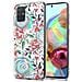 Custodia Compatibile Con Samsung Galaxy A71 4g Con Fiori Di Pesca - Coperchio Protettivo In Silicone Tpu Con Motivo Floreale - Foto miniatura 1