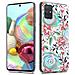 Custodia Compatibile Con Samsung Galaxy A71 4g Con Fiori Di Pesca - Coperchio Protettivo In Silicone Tpu Con Motivo Floreale - Foto miniatura 5