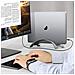 Supporto Da Tavolo Verticale Per Macbook Alluminio Twelve South Bookarc - Foto miniatura 3