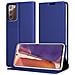 Custodia Compatibile Con Samsung Galaxy Note 20 In Classy Blu Scuro - Coperchio Protettiva Con Chiusura Magnetica, Funzione Stand E Tasca Per Le Carte - Foto miniatura 1