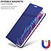 Custodia Compatibile Con Samsung Galaxy Note 20 In Classy Blu Scuro - Coperchio Protettiva Con Chiusura Magnetica, Funzione Stand E Tasca Per Le Carte - Foto miniatura 5