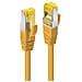 0.5M RJ45 S /FTP LSZH CABLE, YELLOW - Foto miniatura 1