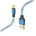Hama Reflective Usb Kabel 1,5 M Usb 2.0 Usb A Micro-usb B Blau (00201555) - Foto miniatura 2