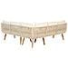 Set Da Giardino 5 Posti Legno D'acacia Beige Alcamo - Foto miniatura 8