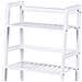 Libreria Scaffale Multiuso in Legno di Bambu 4 Ripiani 116x48x32cm Casa Ufficio - Foto miniatura 2