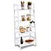Libreria Scaffale Multiuso in Legno di Bambu 4 Ripiani 116x48x32cm Casa Ufficio - Foto miniatura 1