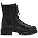 Black Casual Closed Booties Stivaletti Sintetico E Tessile Scarpe Donna Nero Eu 39, 5-25220-41 0a1 - Foto miniatura 3