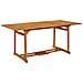 Set Da Pranzo Da Giardino 9pz 180x90x75cm Legno Massello Acacia - Foto miniatura 3