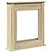 Cornice per Camino Rovere Sonoma 75x20x87,5 cm in Truciolato - Foto miniatura 1