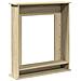Cornice per Camino Rovere Sonoma 75x20x87,5 cm in Truciolato - Foto miniatura 6