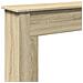 Cornice per Camino Rovere Sonoma 75x20x87,5 cm in Truciolato - Foto miniatura 7