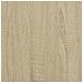 Cornice per Camino Rovere Sonoma 75x20x87,5 cm in Truciolato - Foto miniatura 8