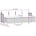 Set Divano da Giardino 5pz con Cuscini Grigio Chiaro Polyrattan - Foto miniatura 7