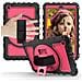 Custodia Per Ipad 6/5 9.7” Con Supporto E Tracolla Rosa - Foto miniatura 1