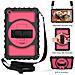 Custodia Per Ipad 6/5 9.7” Con Supporto E Tracolla Rosa - Foto miniatura 2