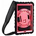 Custodia Per Ipad 6/5 9.7” Con Supporto E Tracolla Rosa - Foto miniatura 4
