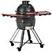 Barbecue A Carbonella Kamado Ceramica Nero - Foto miniatura 3
