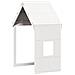 Letto a Soppalco con Tetto Bianco 80x200 cm in Legno di Pino - Foto miniatura 6