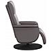 Poltrona Reclinabile Massaggiante Poggiapiedi Grigia Similpelle - Foto miniatura 4
