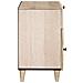 Comodino Beige 50 x 33 x 60 cm legno massello di mango - Foto miniatura 4