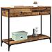Tavolo consolle con cassetto Legno vecchio 100 x 34,5 x 75 cm - Foto miniatura 3