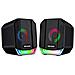 Casse Pc Stereo Rgb Usb Altoparlanti 66mm Audio Potente Per Computer E Laptop - Foto miniatura 1