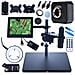 Mikroscopio Digitale Earth Pro Mcep-0.5x - Zoom 7x-45x, Display 8"" | Oculare 360°, Illuminatore 56 Led | Uso Professionale - Foto miniatura 1