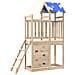 Torre da Gioco Marrone 110,5 x 52,5 x 215cm Pino massello - Foto miniatura 1