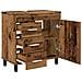 Mobiletto da bagno Legno antico 60 x 35 x 60 cm - Foto miniatura 4