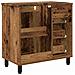 Mobiletto da bagno Legno antico 60 x 35 x 60 cm - Foto miniatura 7
