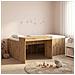 Letto alto per bambini con scrivania Rovere Artigianale - Foto miniatura 2