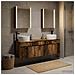 Set di Armadi da Bagno 5 pcs Legno antico 53 x 15,5 x 70 cm - Foto miniatura 2