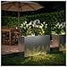 Vaso da giardino Argento 80 x 30 x 49 cm Acciaio zincato - Foto miniatura 3