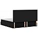 Letto con contenitore e materasso Nero 200 x 200 cm Velluto - Foto miniatura 9