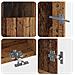 Mobile TV LED a 5 pezzi Legno antico Legno ingegnerizzato - Foto miniatura 6