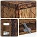 Armadio per Lavabo da Bagno DELFT Legno antico 82 x 41 x 59 cm - Foto miniatura 8