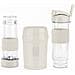 Mini Frullatore Per Smoothie, 2 Borracce Da 570 Ml Con Coperchi Da Viaggio, Portatile, 4 Lame In Acciaio Inossidabile, 300 W, Lavabile In Lavastoviglie, Beige - Foto miniatura 3