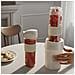 Mini Frullatore Per Smoothie, 2 Borracce Da 570 Ml Con Coperchi Da Viaggio, Portatile, 4 Lame In Acciaio Inossidabile, 300 W, Lavabile In Lavastoviglie, Beige - Foto miniatura 5
