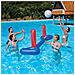 Rete per palla a volo gonfiabile per piscina da giardino cm 244x64 - Foto miniatura 4