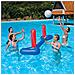 Rete per palla a volo gonfiabile per piscina da giardino cm 244x64 - Foto miniatura 7