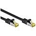 ICOC R7-7SS-300-BK - Cavo Patch Cat. 7 Plug RJ45 6A S / FTP LSZH 30m Nero - Foto miniatura 2