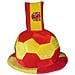 Cappello Pallone Da Calcio Con Bandiera Della Spagna In Rilievo - Foto miniatura 3