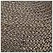 Pouf Lavorato A Mano Grigio Chiaro 45x30 Cm In Juta - Foto miniatura 2