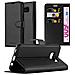 Custodia Compatibile Con Samsung Galaxy S8 In Nero Carbone - Coperchio Protettiva Con Chiusura Magnetica, Funzione Stand E Tasca Per Le Carte - Foto miniatura 8