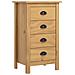 Credenza Hill 46x35x80 cm Legno Massello di Pino - Foto miniatura 1