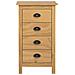 Credenza Hill 46x35x80 cm Legno Massello di Pino - Foto miniatura 3