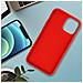 Cover Silicone Iphone 12 Pro Max Semi-rigida Opaca Soft Touch Rosso - Foto miniatura 2